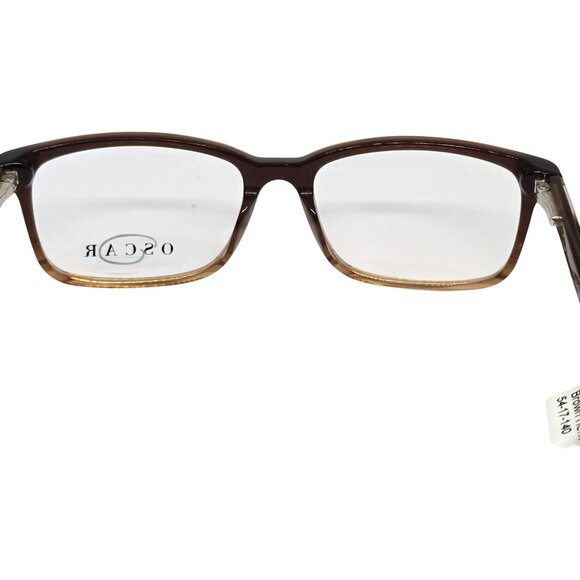 Oscar de la Renta OSM829 Brown Horn Gradient Eyeglass Frames 54-17-140 Rectangle - Picture 4 of 10